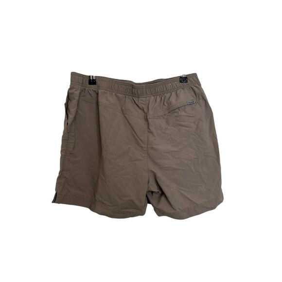 Columbia Shorts Womens Medium Sandy River Taupe Brown Water Sports 5” Inseam - Picture 2 of 4